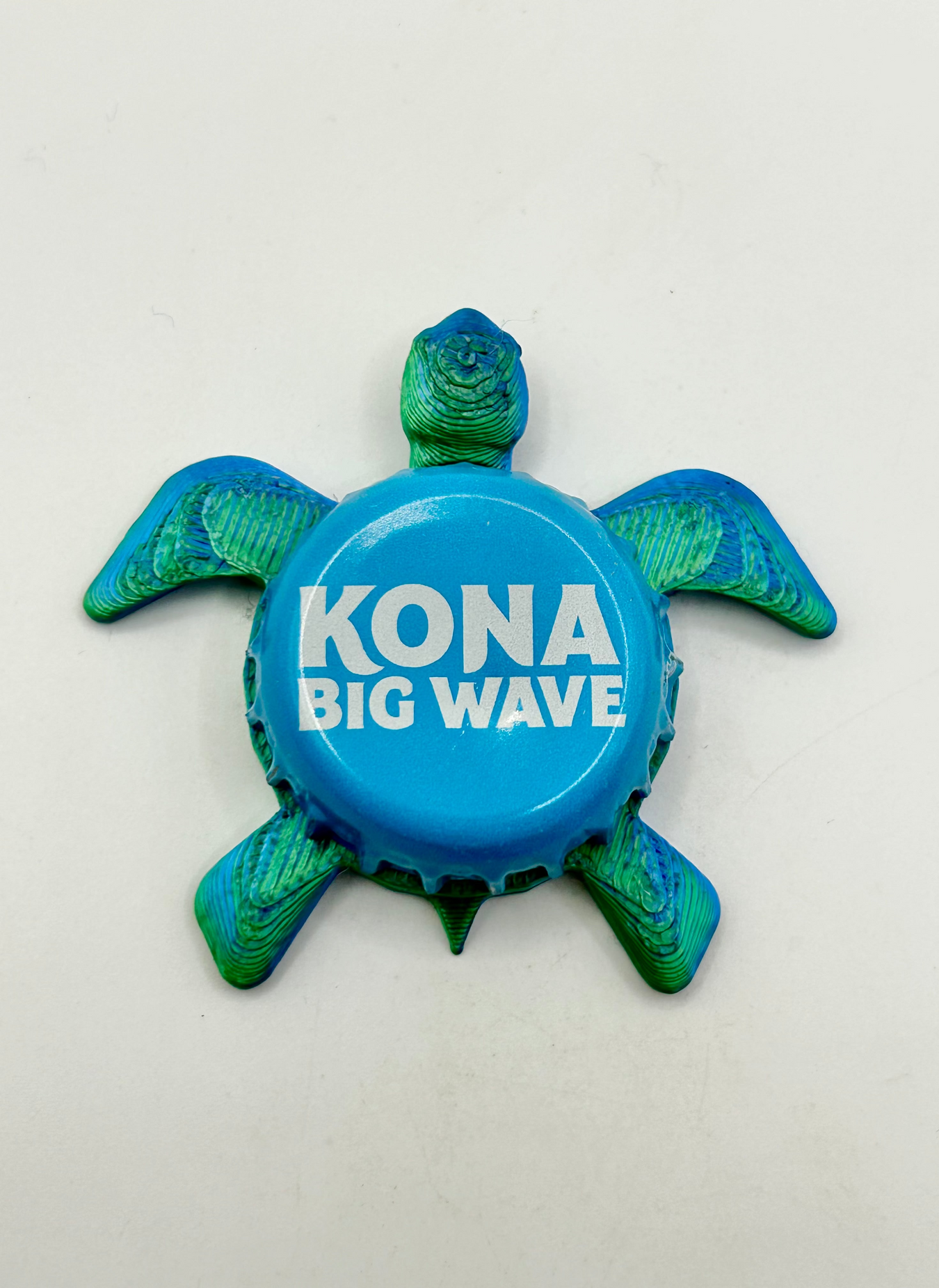 Kona Big Wave (New Cap Design) - Sea Turtle Bottle Cap Magnet Shell Shocked Art
