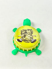 Bell's Hopslam - Bottle Cap Magnet Turtle Shell Shocked Art