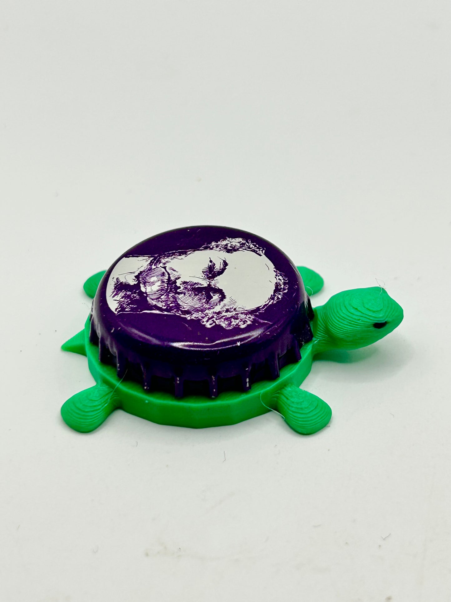 Bell's Kalamazoo Stout - Bottle Cap Magnet Turtle Shell Shocked Art