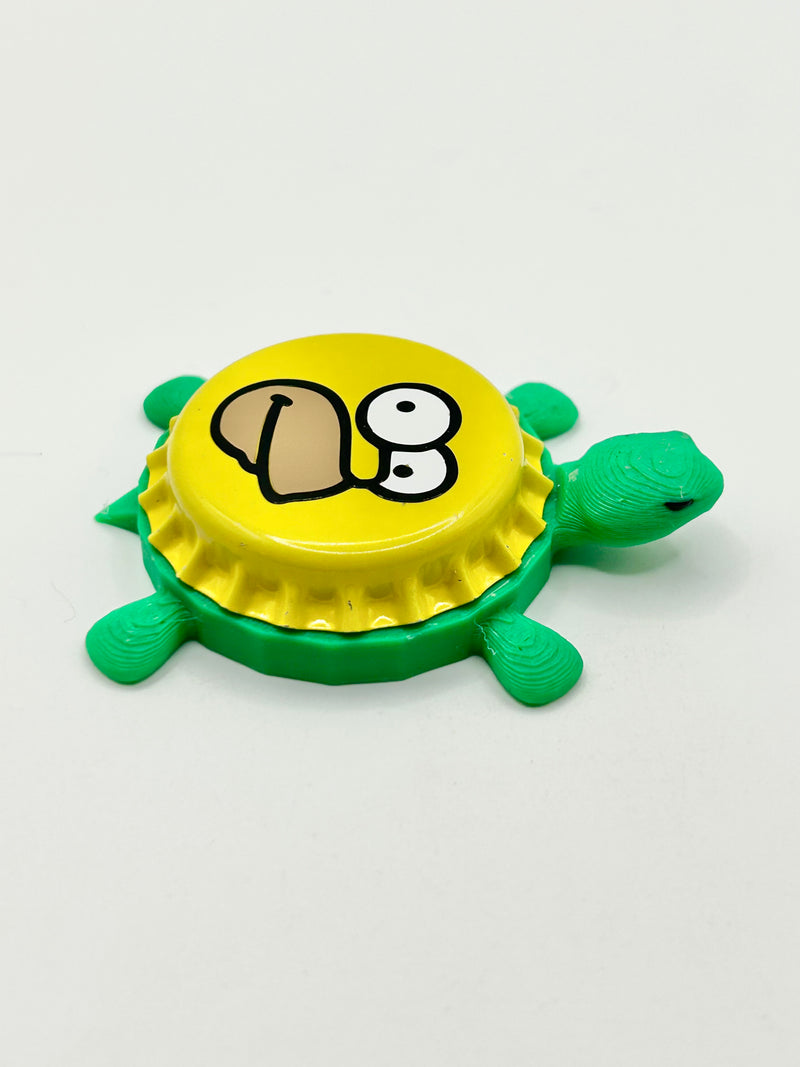 Homer Simpson - Bottle Cap Magnet Turtle Shell Shocked Art