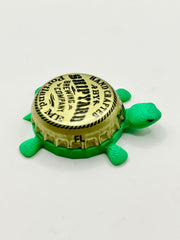 Shipyard Brewing - Bottle Cap Magnet Turtle Shell Shocked Art