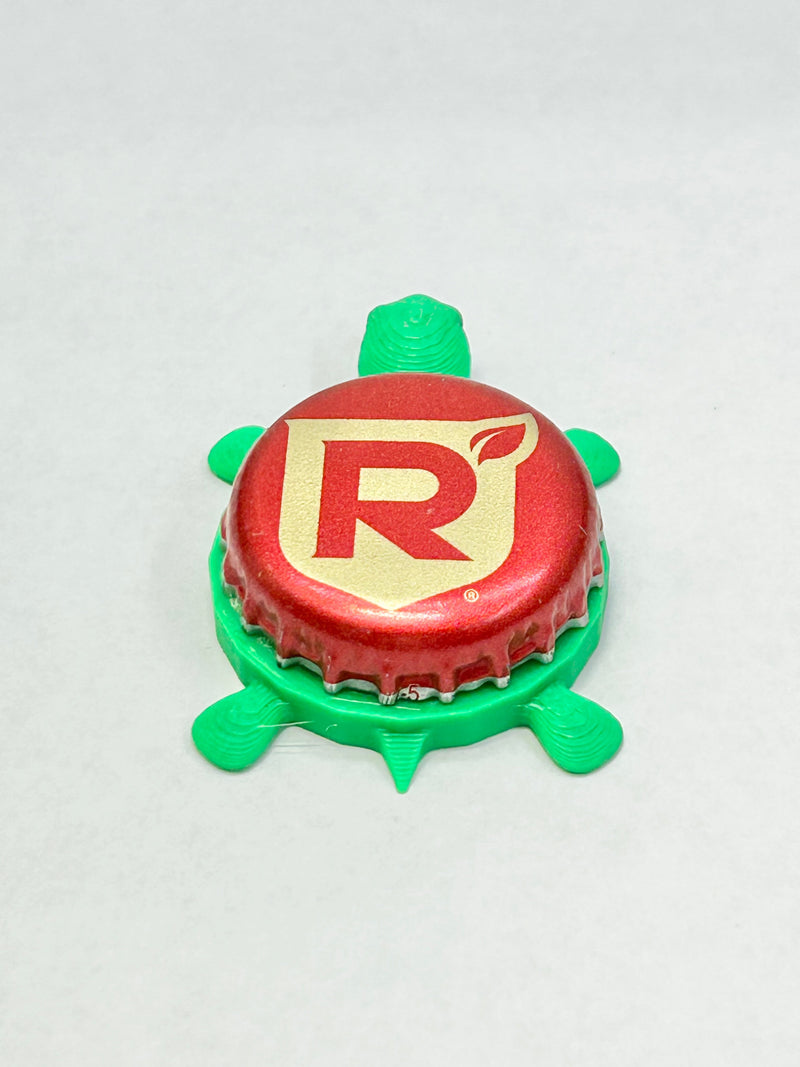 Redd’s Hard Cider Apple Ale (Vintage) - Bottle Cap Magnet Turtle Shell Shocked Art
