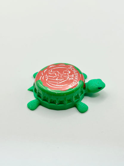 Schlenkerla Beer (Red and Green) - Bottle Cap Magnet Turtle Shell Shocked Art