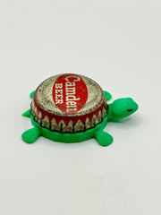 Camden Beer (Vintage) - Bottle Cap Magnet Turtle Shell Shocked Art