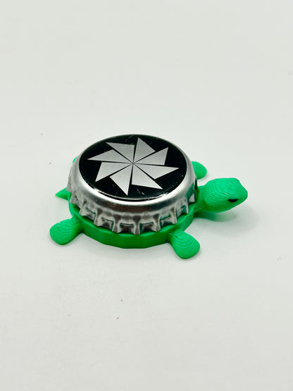 Evil Twin Brewing - Bottle Cap Magnet Turtle Shell Shocked Art