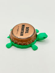Devil Mountain Brewing - Bottle Cap Magnet Turtle Shell Shocked Art