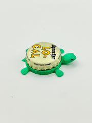Sprecher Lo-Cal - Bottle Cap Magnet Turtle Shell Shocked Art