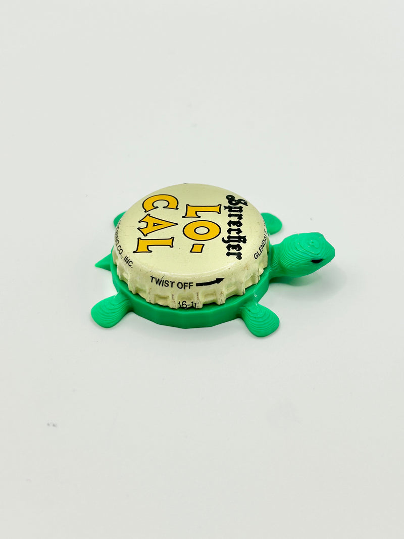 Sprecher Lo-Cal - Bottle Cap Magnet Turtle Shell Shocked Art