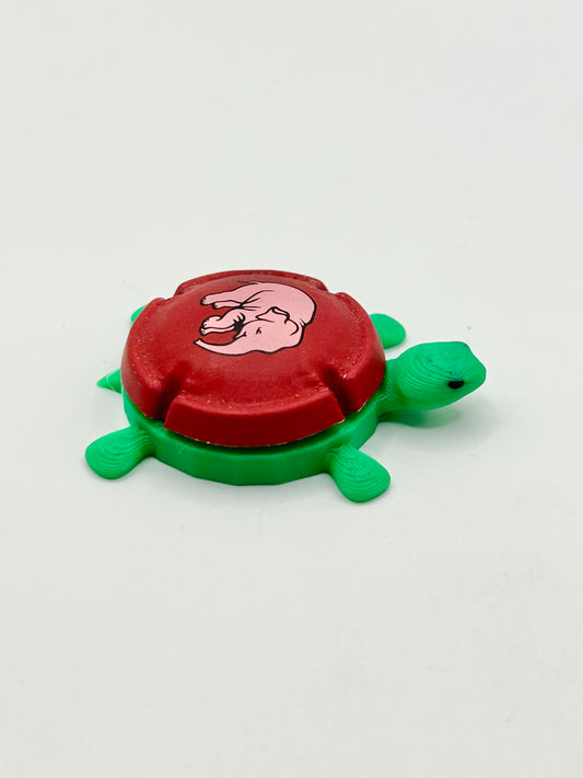 Delirium Elephant (Red - Cork Cage Cap) - Bottle Cap Magnet Turtle