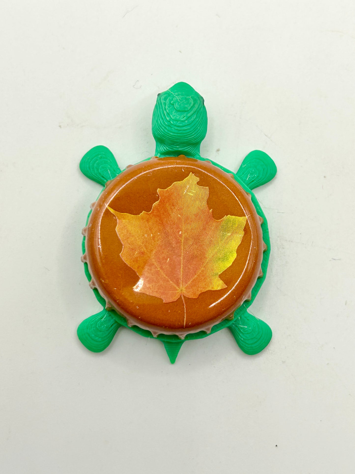 Bell's Harvest Ale - Bottle Cap Magnet Turtle Shell Shocked Art