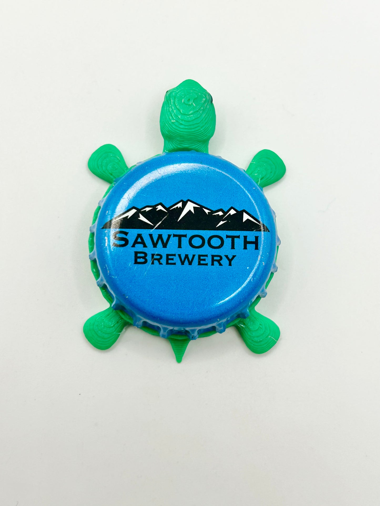 Sawtooth Brewery - Bottle Cap Magnet Turtle