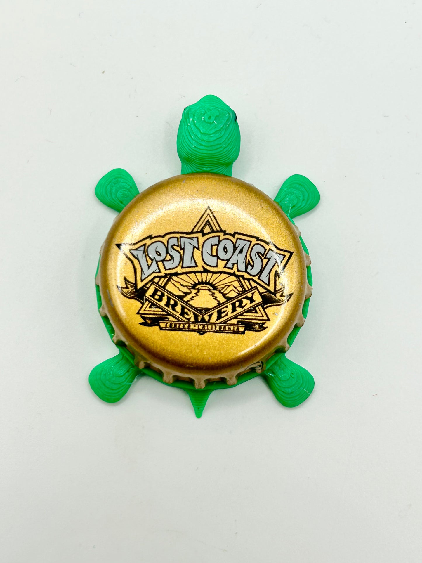 Lost Coast Brewery - Bottle Cap Magnet Turtle