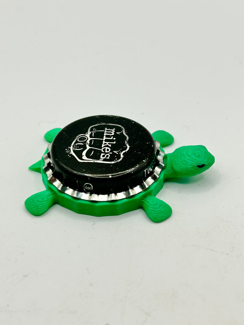 Mikes Hard Lemonade (Fist) - Bottle Cap Magnet Turtle Shell Shocked Art