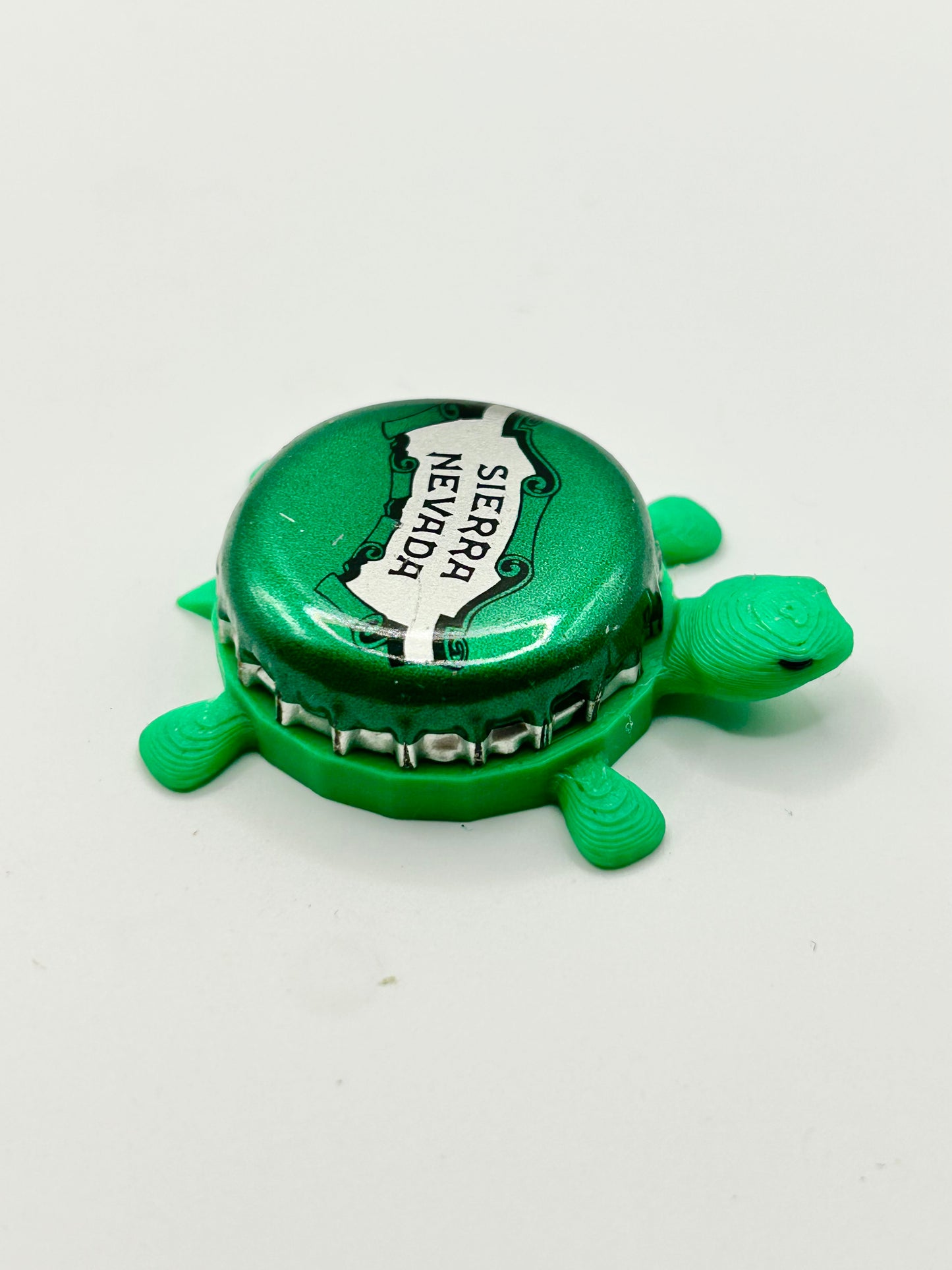 Sierra Nevada (Green Cap Vintage) - Bottle Cap Magnet Turtle
