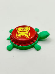Donkey Kong - Bottle Cap Magnet Turtle Shell Shocked Art