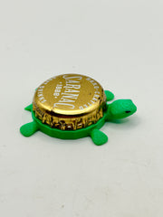Saranac Soft Drinks (Vintage) - Bottle Cap Magnet Turtle Shell Shocked Art