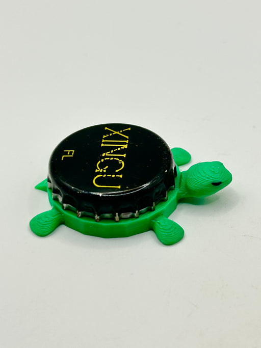 Xingu Black Beer, FL (Brazil) - Bottle Cap Magnet Turtle Shell Shocked Art