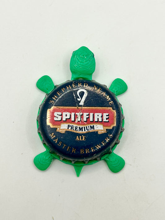 Spitfire Premium Ale - Bottle Cap Magnet Turtle