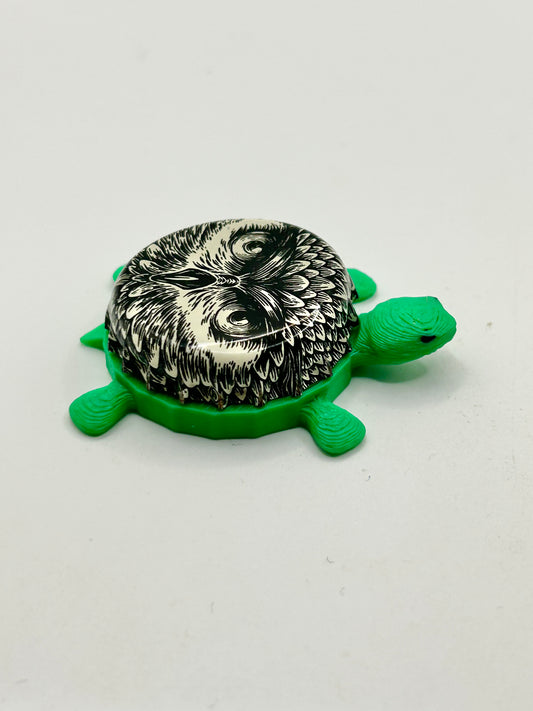 Coruja Super Bock (Portugal) - Bottle Cap Magnet Turtle Shell Shocked Art