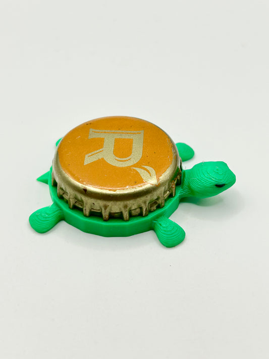 Redd’s Hard Cider (Orange Vintage) - Bottle Cap Magnet Turtle