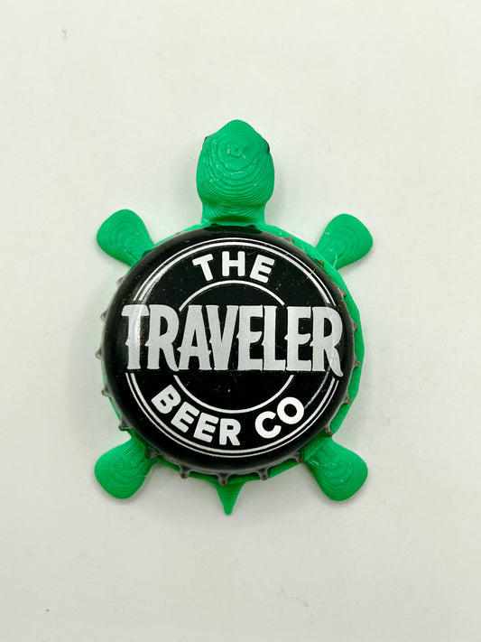 Traveler Beer Co. - Bottle Cap Magnet Turtle