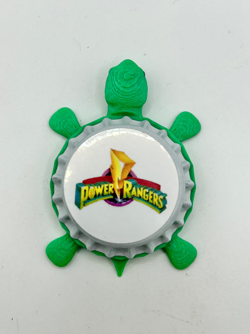 Power Rangers - Bottle Cap Magnet Turtle Shell Shocked Art