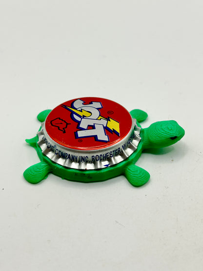 Jolt Soda (Red) - Bottle Cap Magnet Turtle Shell Shocked Art