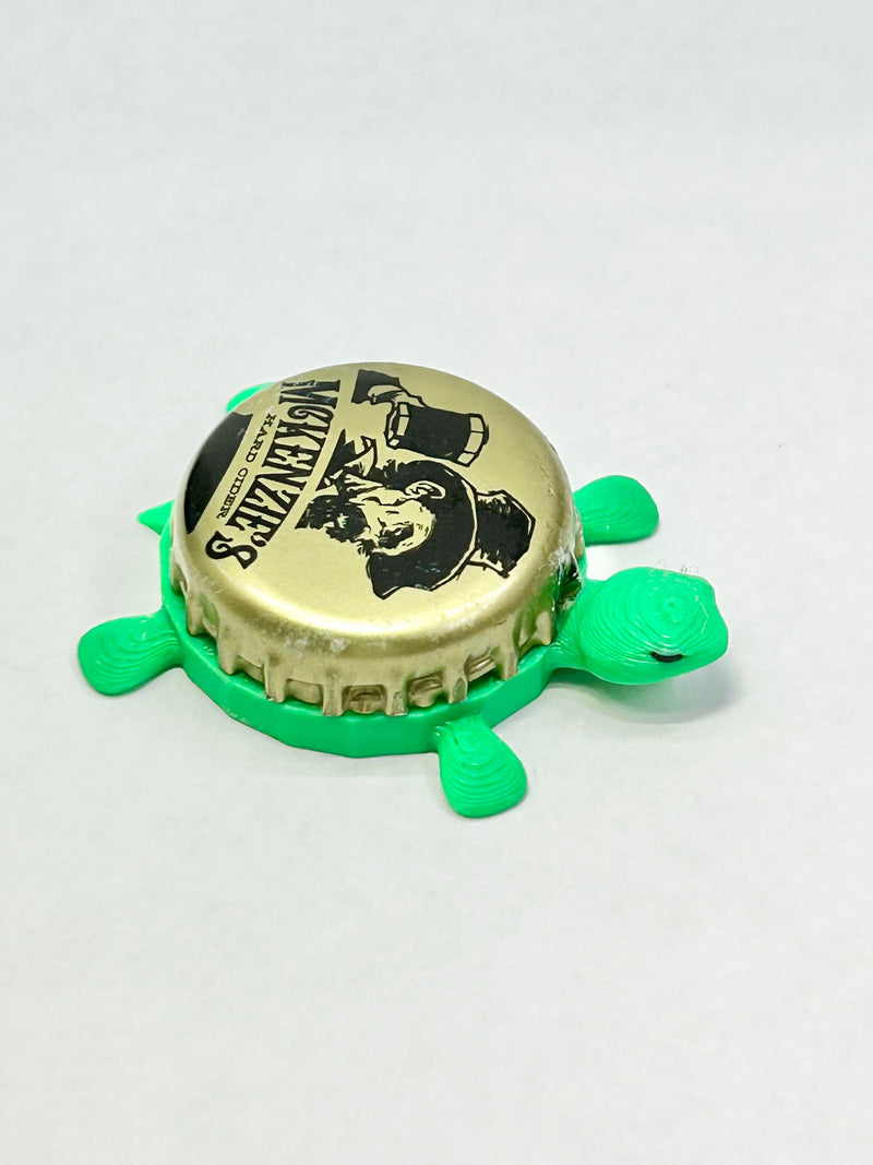 McKenzie’s Hard Cider - Bottle Cap Magnet Turtle Shell Shocked Art