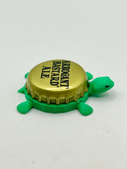 Arrogant Bastard Ale - Bottle Cap Magnet Turtle Shell Shocked Art