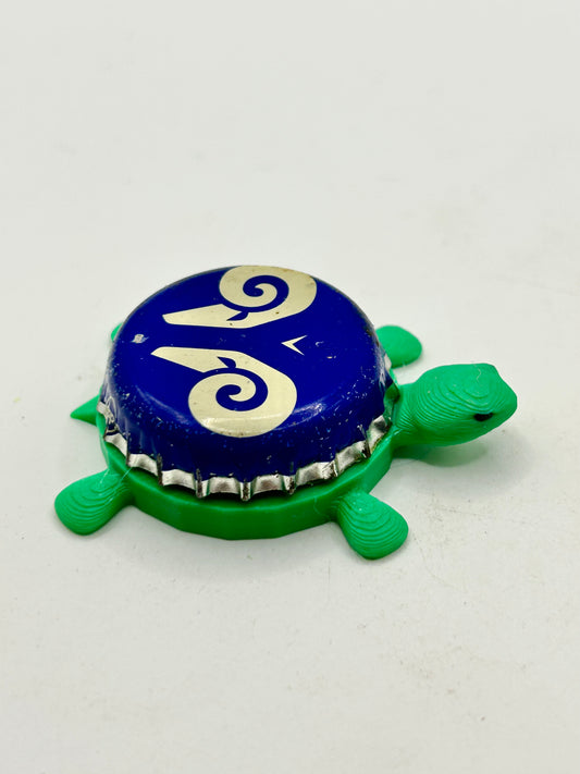 Young’s Beer (Blue) - Bottle Cap Magnet Turtle Shell Shocked Art