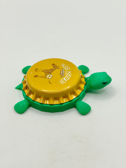 Ass Kisser Madagascar Vanilla - Bottle Cap Magnet Turtle Shell Shocked Art
