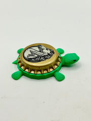 Wild Horse Hard Cider (Seven Sisters) - Bottle Cap Magnet Turtle Shell Shocked Art
