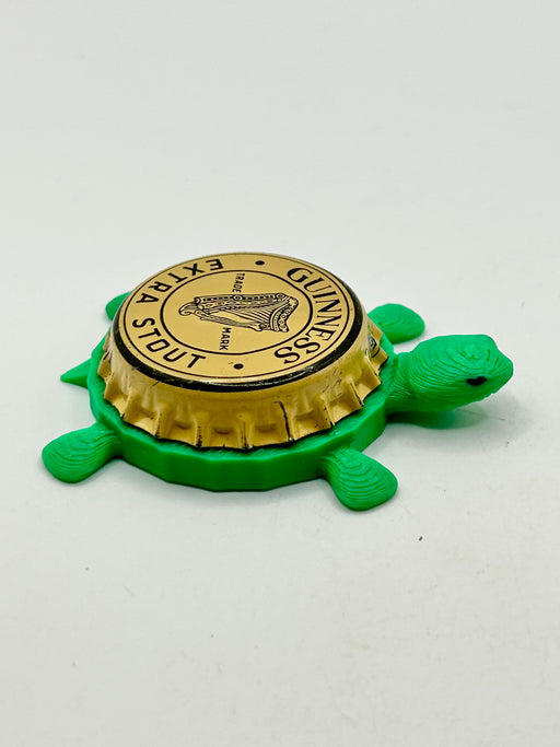 Guinness Extra Stout (Vintage) - Bottle Cap Magnet Turtle Shell Shocked Art
