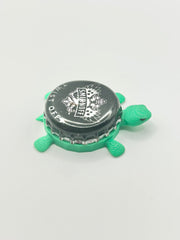 Smirnoff (Black) - Bottle Cap Magnet Turtle Shell Shocked Art