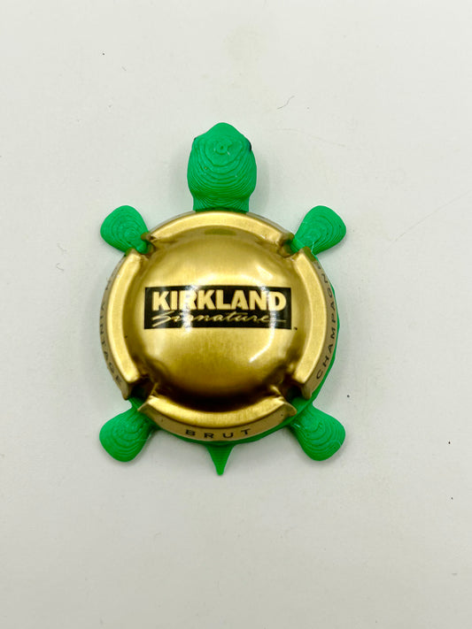 Kirkland Champagne - Bottle Cap Magnet Turtle
