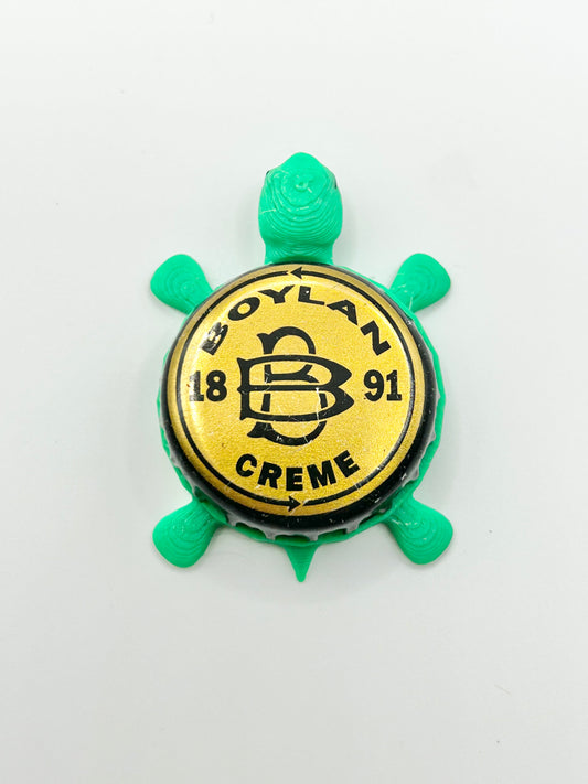 Boylan’s Creme Bottling (B Logo) - Bottle Cap Magnet Turtle