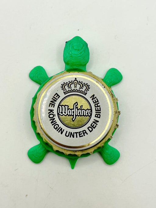 Warsteiner (Vintage) - Bottle Cap Magnet Turtle Shell Shocked Art