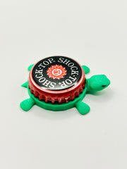 Shock Top Ruby Fresh - Bottle Cap Magnet Turtle Shell Shocked Art