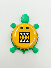 Tektonik Dizzy IPA Amerikana - Bottle Cap Magnet Turtle Shell Shocked Art