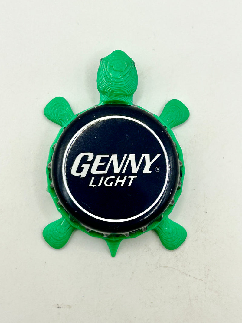 Genny Light - Bottle Cap Magnet Turtle Shell Shocked Art