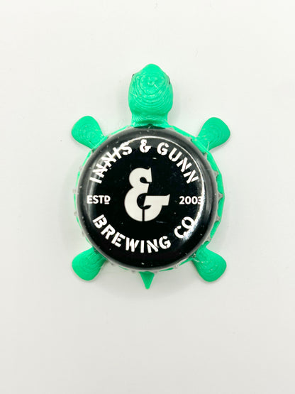 Innis & Gunn Brewing Co (Black Cap) - Bottle Cap Magnet Turtle Shell Shocked Art