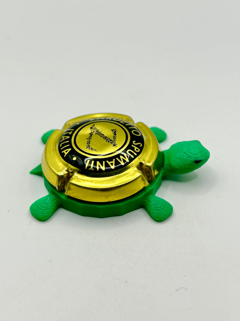 Zardetto Spumanti Italia Champagne - Bottle Cap Magnet Turtle Shell Shocked Art