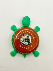 Thomas Kemper Root Beer - Bottle Cap Magnet Turtle Shell Shocked Art