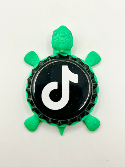 TikTok - Bottle Cap Magnet Turtle Shell Shocked Art