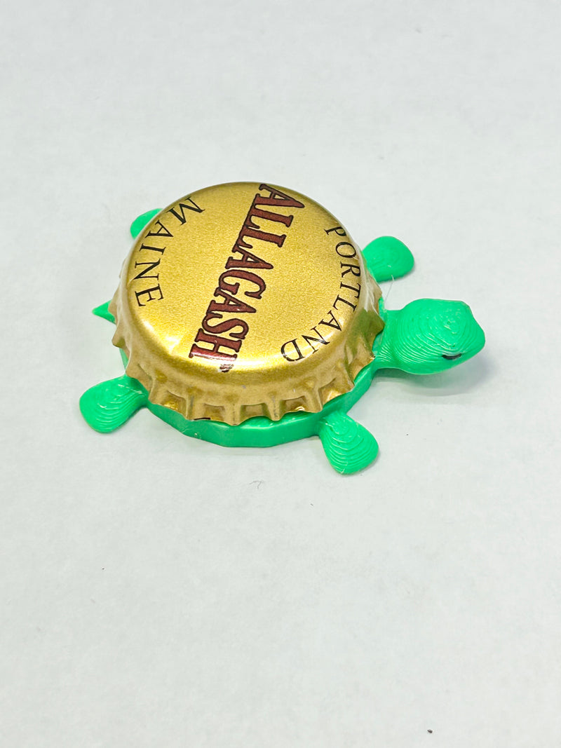 Allagash Brewing - Bottle Cap Magnet Turtle Shell Shocked Art