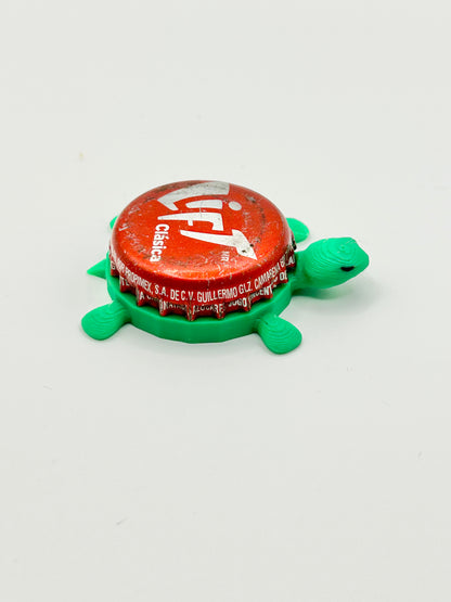 Lift Clasica (International) - Bottle Cap Magnet Turtle Shell Shocked Art