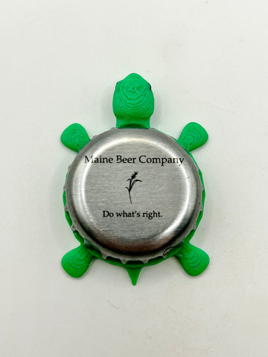 Maine Beer Company - Bottle Cap Magnet Turtle