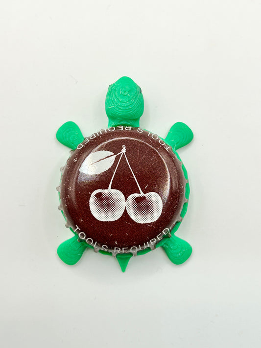 Full Sail Cherries - Bottle Cap Magnet Turtle