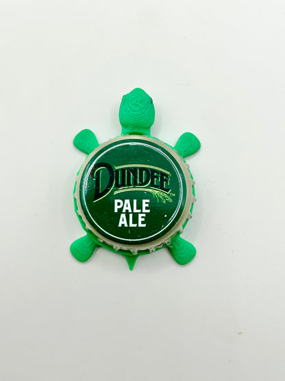 Dundee Pale Ale - Bottle Cap Magnet Turtle Shell Shocked Art