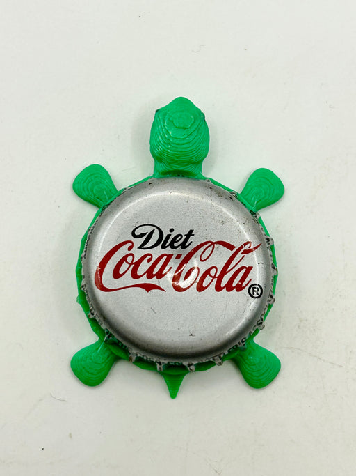 Diet Coca-Cola (Vintage) - Bottle Cap Magnet Turtle Shell Shocked Art